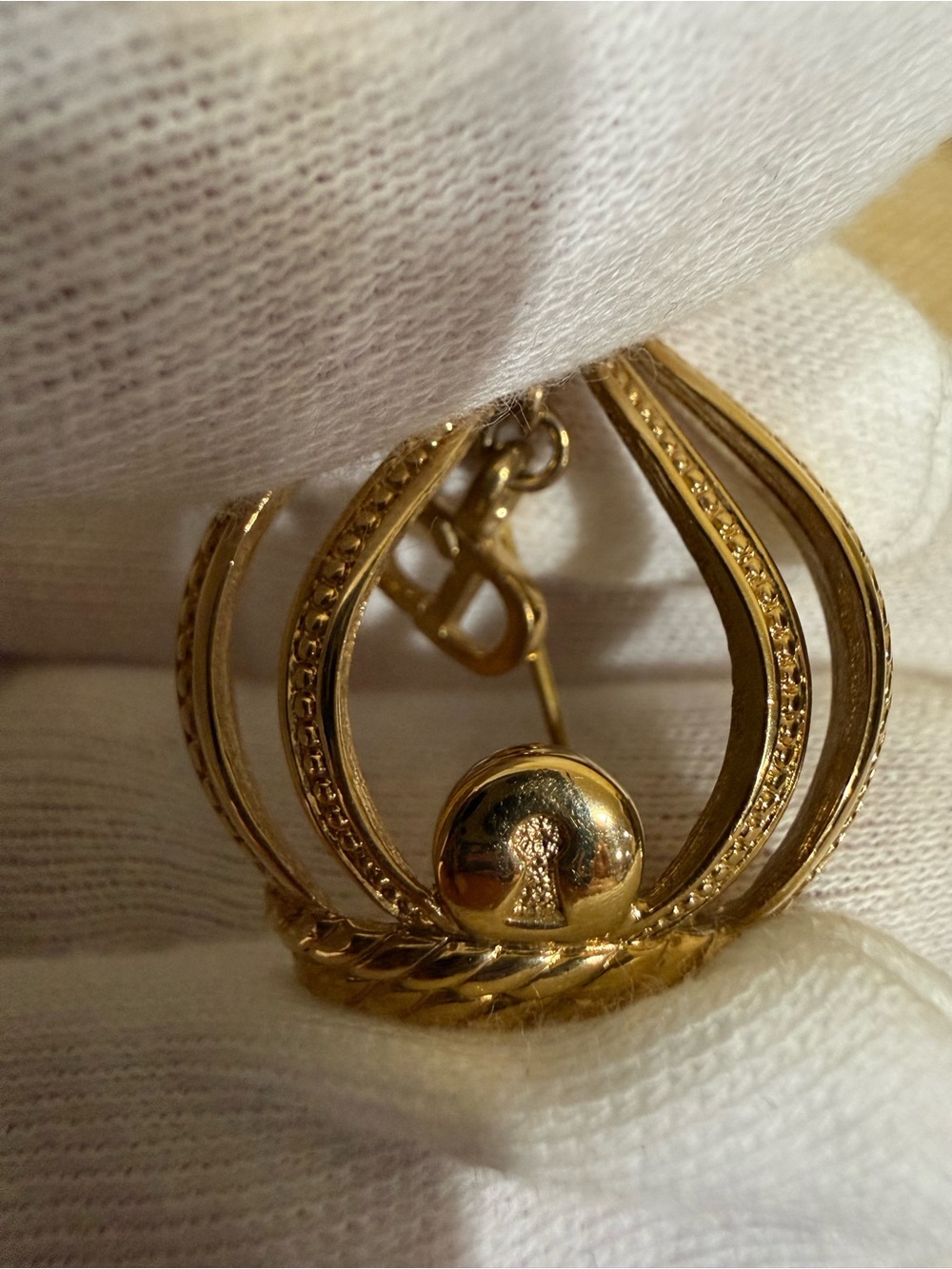 Authentic vintage Christian Dior Cage "Crown" brooch - Picture 9 of 14